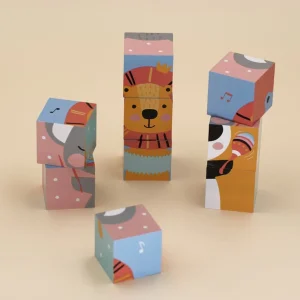 Puzzle cubique animaux