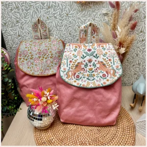 Sac à dos maternelle personnalisé - Rose