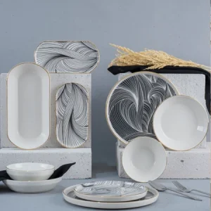 ACAR AHENK Service de table 27 pièces 6 personnes