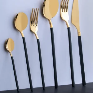 ACAR VIENNA LUXURY Ménagère 36 pièces 6 personnes doré