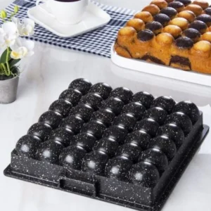 ACAR ATOM Moule à cake en fonte noir