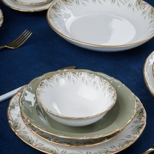 ACAR ARIZONA Service de table en porcelaine 29 pièces 6 personnes