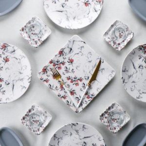 ACAR MELROSE Service petit-déjeuner 4 personnes 17 pièces