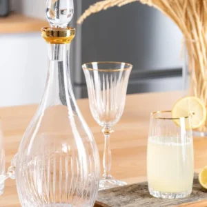 ACAR AQUA COLLECTION GOLD Set de verres avec carafe 25 pièces