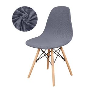 Housse chaise Scandinave  Gris foncé