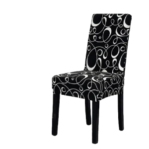 Housse de chaise  Noir et Blanc