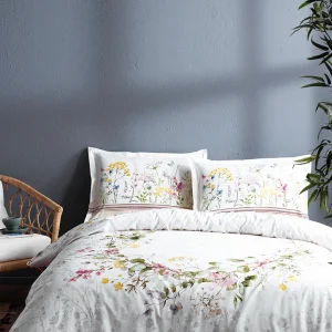 ÖZDILEK JARDIN DE FLEUR Parure de lit renforcé 2 personnes