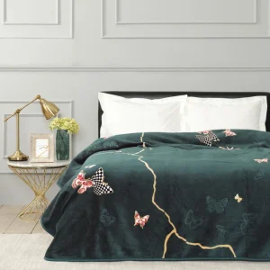 KARACA HOME UNIQ PETROL EMBOSS Plaid - 2 personnes