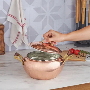 KARACA MESOPOTAMIA GUVEÇ Casserole en cuivre 20 cm - 2,5 litres