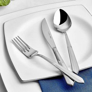 KARACA DIAMOND PLATIN ELEGANCE Ménagère 84 pièces 12 personnes