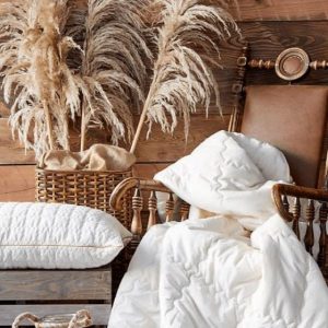 KARACA HOME COUETTE EN LAINE 1 personne + 1 oreiller en laine offert