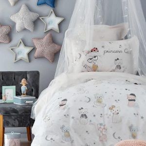 KARACA HOME MILA Parure de lit 1 personne rose poudré