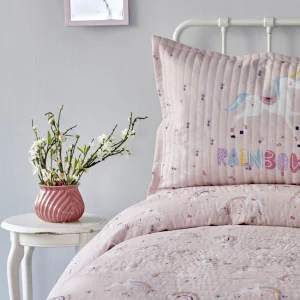 KARACA HOME RAINBOW Rose set de couvre lit 1 personne