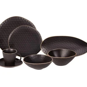 KARACA TIERRA BROWN Service petit-déjeuner 32 pièces 6 personnes