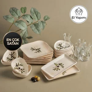 KARACA ALYVIA Service petit déjeuner 24 pièces 6 personnes