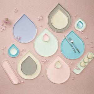 KARACA DAMLA Service de table petit-déjeuner 28 pièces 6 personnes