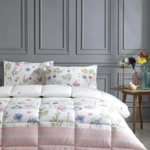 ÖZDILEK MODALETTO BLADEREN Set de sommeil imprimée 2 personnes