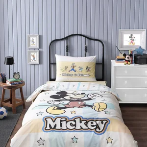 ÖZDILEK MICKEY MOUSE STAR  Disney Parure de lit renforcé enfant 1 personne