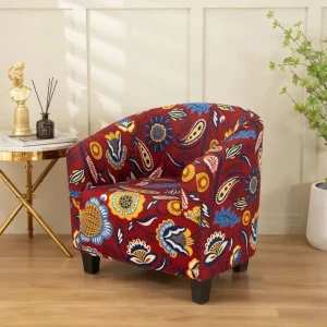Housse fauteuil Cabriolet  Fleurie Colorée