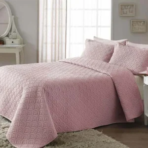 TAÇ HALEY ensemble de couvre-lit rose