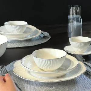 ACAR ALINA Silver Service de table 6 personnes 39 pièces