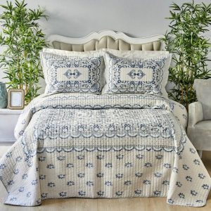 KARACA HOME MIHVER Set de couvre lit 2 personnes matelassé beige