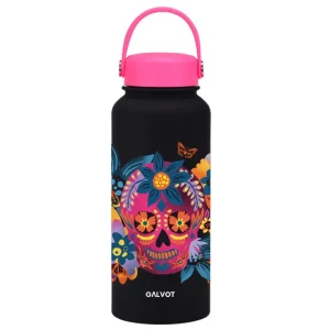 Gourde isotherme 1L  imprimée  Motif Art Noir