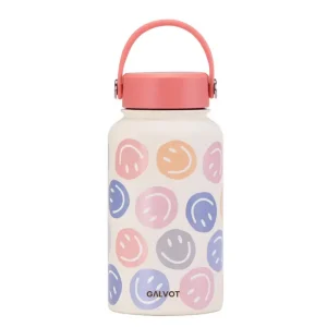 Gourde Isotherme 650 ML Imprimé Beige Smile