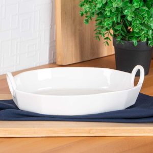 ACAR HEXAGONE ART Assiette de présentation avec poignée 26 cm