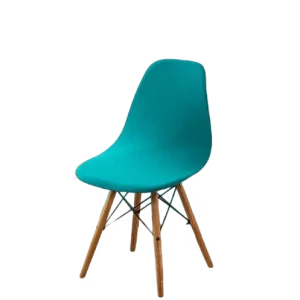 Housse chaise Scandinave  Bleu Turquoise