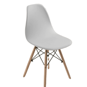 Housse chaise Scandinave  Gris clair