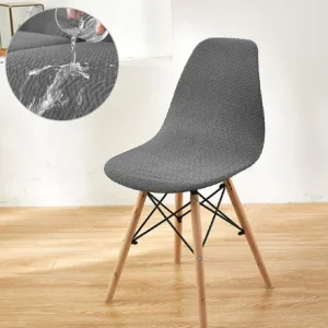 Housse chaise Scandinave  Imperméable Gris Foncé