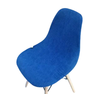 Housse chaise Scandinave  Imprimé Bleu Roi