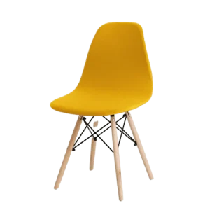 Housse chaise Scandinave  Jaune