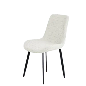 Housse chaise Scandinave  Moderne Blanc