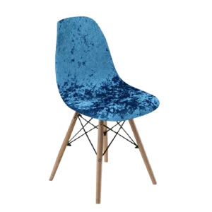 Housse chaise Scandinave  Tendance Bleu