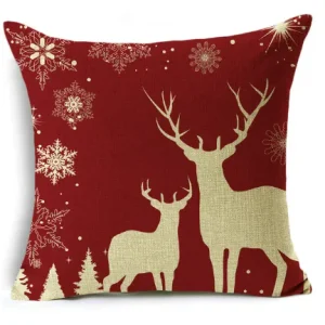 Housse de coussin 40x40  Cerfs