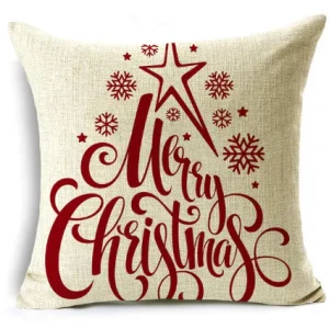Housse de coussin 40x40  Merry Christmas