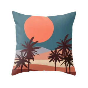 Housse de coussin 45x45  Coucher de Soleil