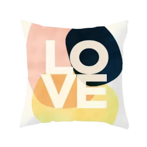 Housse de coussin 45x45  Love