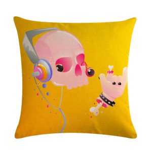 Housse de coussin  Tête de mort