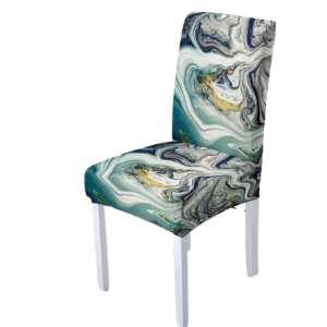 Housse de chaise  Marbrée Grise