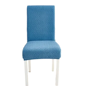 Housse de chaise  Ondulation Bleu