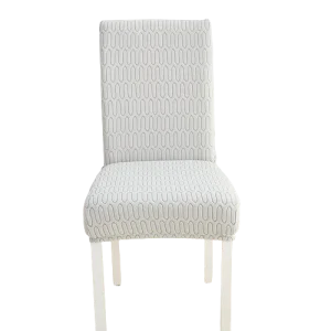 Housse de chaise  Ondulation Gris Clair