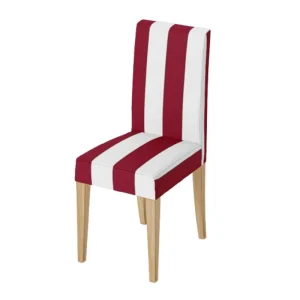 Housse de chaise  Rayures Bordeaux