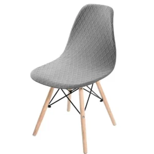 Housse chaise Scandinave  Universelle Gris Clair