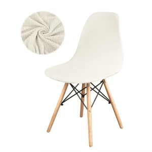 Housse chaise Scandinave  Ivoire