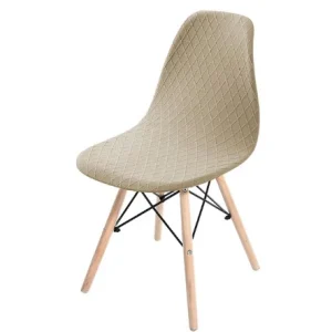 Housse chaise Scandinave  Universelle Jaune Clair