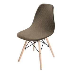 Housse chaise Scandinave  Universelle Marron Clair
