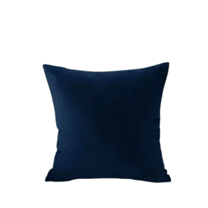Housse de coussin 40x40  Velours Bleu Marine